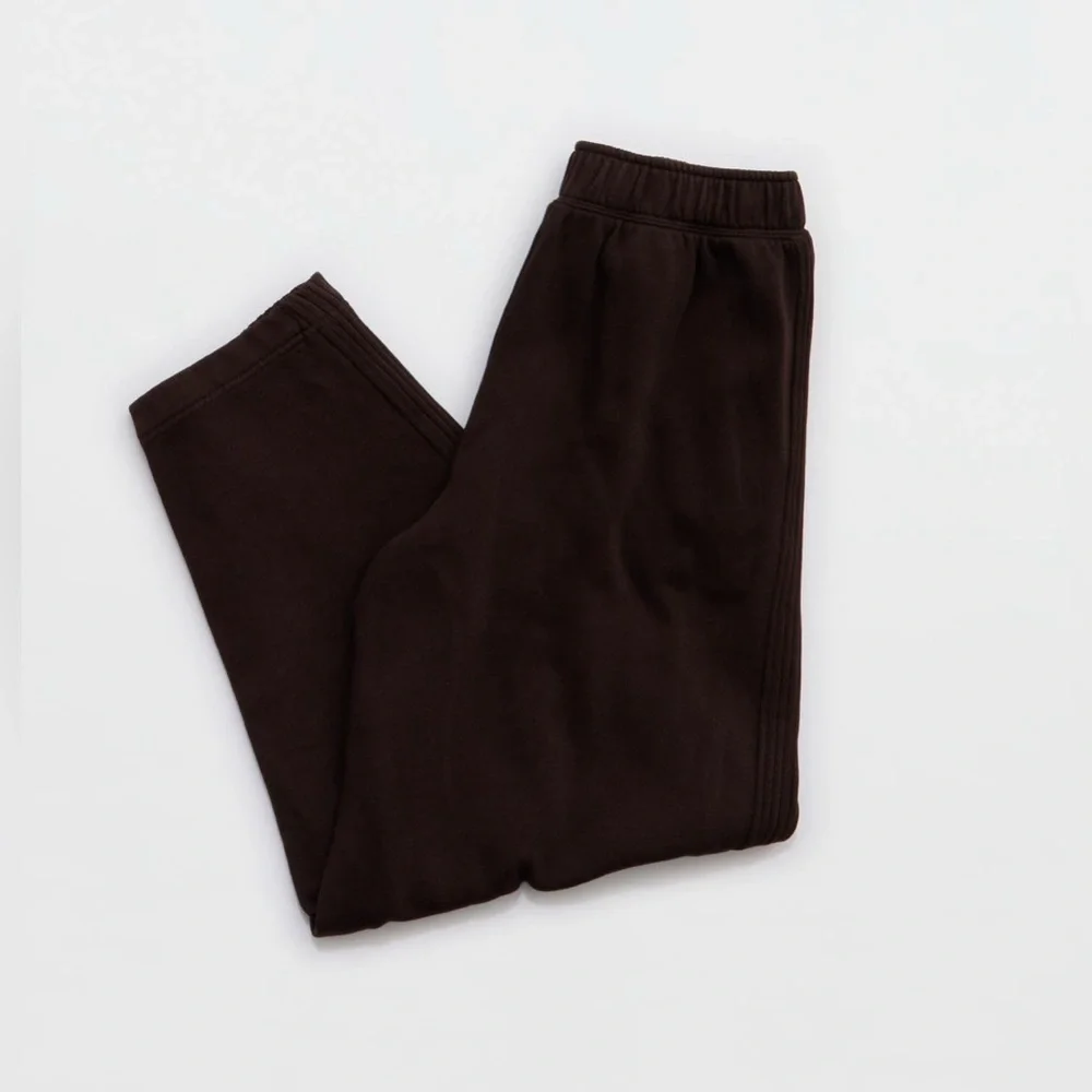 Aerie Oh Snap! Barrel sweatpant deep earth - Picture 4 of 4